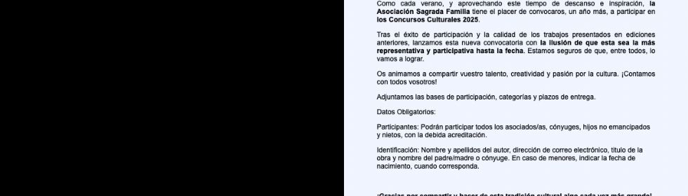PUBLICACION PREMIOS CONCURSOS CULTURALES 2025